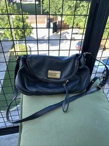 MARC BY MARC JACOBS Classic Q NATASHA Black Crossbody Shoulder Bag - Picture 1 of 8