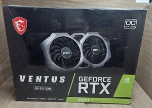 MSI GeForce RTX 2060 Ventus GP OC GDRR6 PCI-E RTX 2060-VENTUS-GP-OC New Sealed - Picture 1 of 5