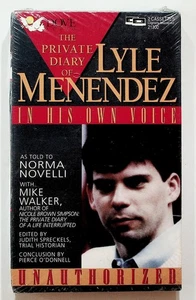 The Private Diary of Lyle Menendez 2 Cassette Audiobook Sealed 1994 - Picture 1 of 2