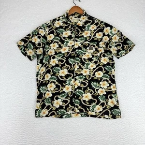 Denim & Supply Ralph Lauren Shirt Mens Medium Floral Hawaiian Preppy Aloha - Picture 1 of 9