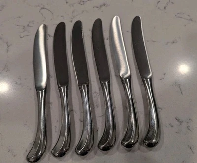 6 x WMF Cromargan MARLOW Glossy Stainless Flatware Knives - Image 1 of 4