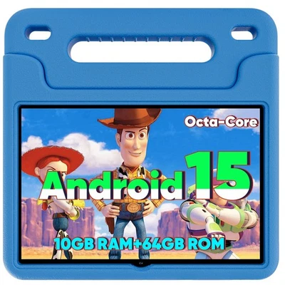 Android 15 Kids Tablet, 2025 Upgraded 10.1 Inch Tablets with Octa-core Proces... - Image 1 of 4