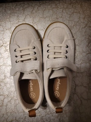 Size12 - New Toddler Boy Slip-on Light Tan Shoes - Cat & Jack - Image 1 of 3