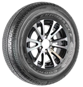 Goodyear Trailer Tire Endurance ST235/80R16 235/80R16 LRE Black Aluminum Rim 6L - Picture 1 of 8