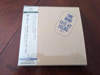 The Who - Live at Leeds Japan Mini LP SHM-CD Limited Deluxe Edition UICY-94748/9 Foto 1 de 4