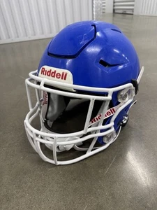 Riddell Speed FLEX Football Helm blau mit weißer Gesichtsmaske Erwachsene Medium - Bild 1 von 4