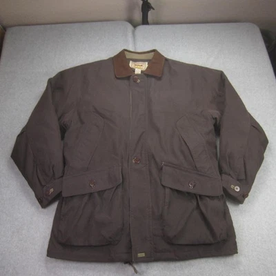 Cabelas Outfitter Series Jacket Mens Medium Down Insulated Field Coat Nylon - Image 1 of 4