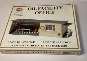 Model Power N Scale #1571 Oil Facility Office (Building Kit) NEVER BUILT L@@K! - Picture 1 of 3