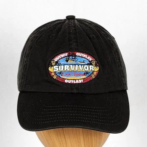 2006 CBS Survivor Cook Islands Outwit-Outplay-Outlast Adj Strap Hat - Picture 1 of 13