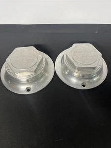(2) Boyds Aluminum Bolt Center Cap Wheel No Size No Bolt Vintage Read - Bild 1 von 10