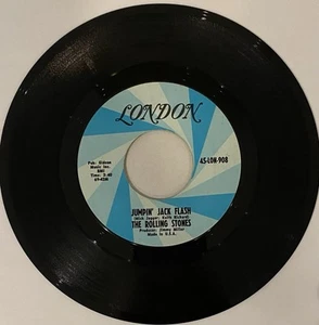 The Rolling Stones Jumpin' Jack Flash 7" 45RPM 1968 MONO (TH Press) Styrene VG+ - Picture 1 of 2
