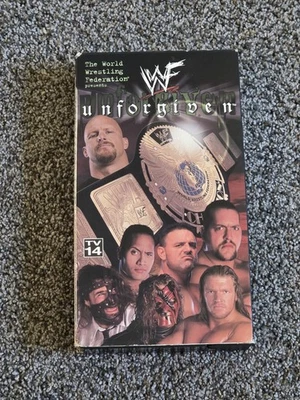 WWF - Unforgiven 1999 (VHS, 1999) Wrestling WWE Stone Cold The Undertaker Rock - Image 1 of 4