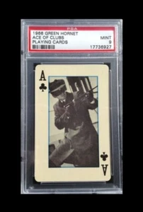 PSA 9 MINT 1966 GREEN HORNET PLAYING CARD ACE OF CLUBS (BRUCE LEE) - Picture 1 of 1