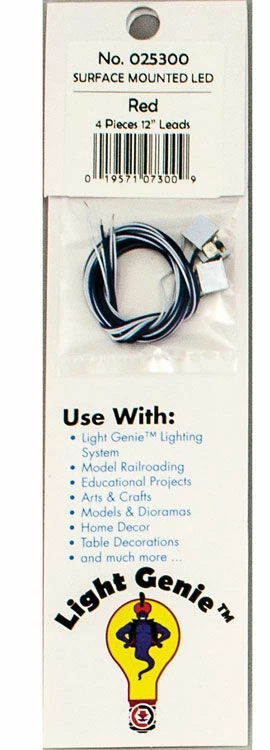 Model Rectifier Corp. HO LED w/10in 25.4cm Wire Leads 4-Pack Light Genie R 25300 - Image 1 of 1