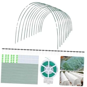 162 PCS Greenhouse Hoops for DIY Grow Tunnel, Fiberglass Garden Hoops Kit, - Picture 1 of 7