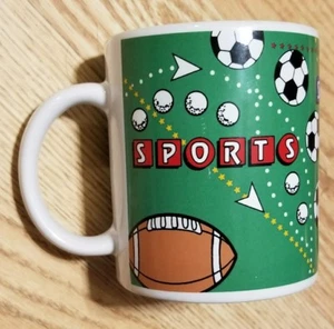 Vintage 1996 Susan Burger Flowers Inc. Balloons 3.5” "SPORTS" Cup BALLS! - Picture 1 of 6