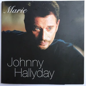JOHNNY HALLYDAY : MARIE ▓ CD SINGLE + PLAN MÉDIA ▓ - Picture 1 of 3
