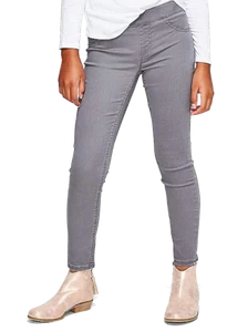 Justice Girls Color Pull On Jean Leggings Graphite Heather - Picture 1 of 1