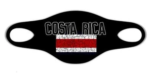 Costa Rica Flag Face Mask Protective Washable Reusable Unisex Breathable Printed - Picture 1 of 1