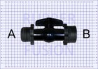 ☢ Gas Mask Respirator BLACK Airflow Restriction Valve with  Choose Your fittings