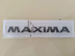 Emblema Máxima negro brillante para maletero trasero emblema placa de identificación insignia 2012-2018 - Imagen 1 de 3