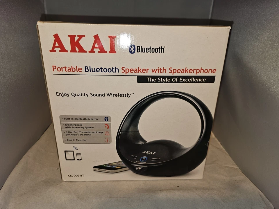 Lot#A: 1-Akai Bluetooth Speaker - Image 1 of 4