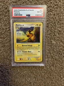 2009 Pokemon Arceus RAICHU 27/99) PSA 8 - Picture 1 of 2