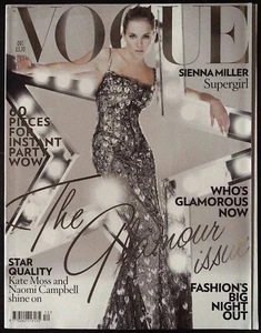 VOGUE 12/2007 Glamour Iss SIENNA MILLER Kate Moss SASHA PIVOVAROVA Lily Cole EX+ - Imagen 1 de 15