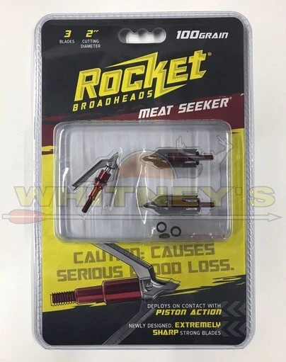 Trophy Ridge Meat Seeker Broadheads - 100gr. - 3 blade - 3pk - AR100MS - Image 1 of 1