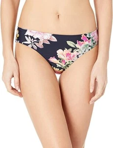 RACHEL ROY - Women's Paradise Navy Blossom Bikini Bottom LARGE Navy Floral, NWT - Picture 1 of 1