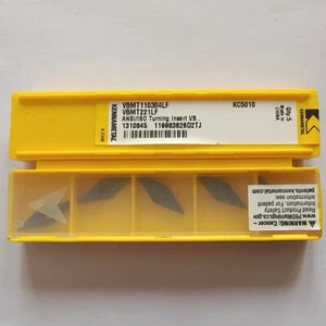 10pcs VBMT110304LF KC5010 VBMT221LF Original Kennametal CNC carbide inserts - Picture 1 of 6