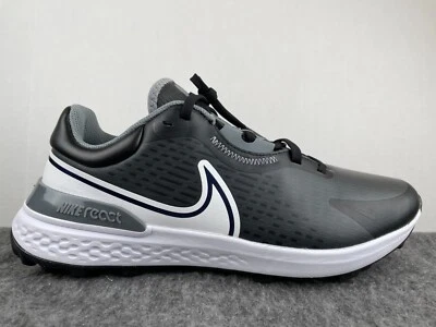 Nike Infinity Pro 2 Mens Black White Grey Golf Shoes DM8449-001 Sz 9.5 WIDE NEW - Image 1 of 4