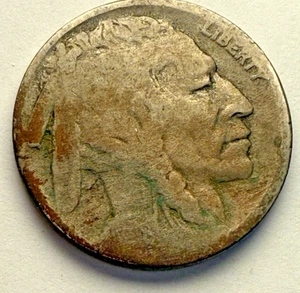 1918-S Buffalo Nickel US 5c ~ Light Full Date ~ Semi-Key ~ Bargain! ~ L40 - Picture 1 of 2