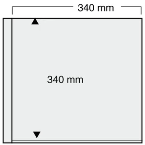 5 fogli complementari SAFE 1016 buste documenti 1x 340x340 mm trasparenti - Foto 1 di 4