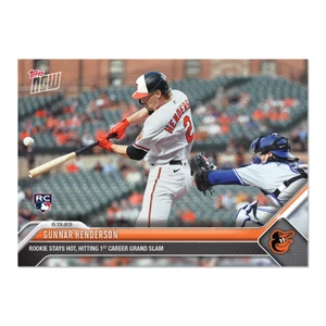 2023 Topps NOW 436 Gunnar Henderson 1st Career Grand Slam- Free Shipping Always - Picture 1 of 2