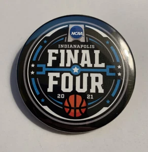 2021 Final Four 2.25" Button Pin NCAA Basketball Indianapolis March Madness - Picture 1 of 7
