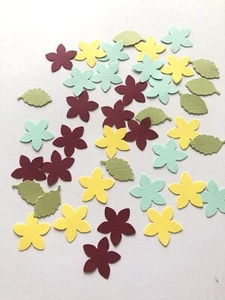 Stanzteile/Streuteile Blüten-Mix 1510-2, 40 Teile 2,5cm aus Papier - Bild 1 von 2