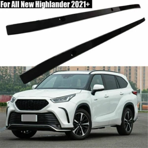 2pcs Fit for Highlander XU70 2020-2024 Roof Rails Side Rail Roof Rack Bar - Picture 1 of 4