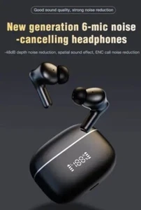 Wireless Earbuds TWS High Quality 6 Mic ANC BT 5.4 Execellent Noise Reduction - Picture 1 of 17