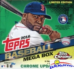 2016 Topps Chrome Update Baseball EXCLUSIVE Factory Sealed MEGA Box-Loaded! - Picture 1 of 1