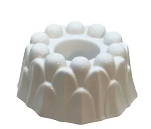 Antiguo molde victoriano de gelatina de cerámica blanca de Westminster - Imagen 1 de 14