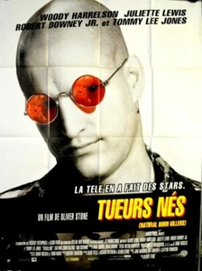Woody Harrelson NATURAL BORN KILLERS Oliver Stone 1994 FRENCH POSTER 47x63 - Picture 1 of 1