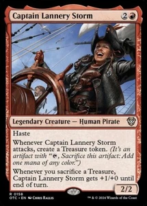 *MtG: 4x CAPTAIN LANNERY STORM - Comandante: Fuorilegge della Giunzione del Tuono Raro* - Foto 1 di 1