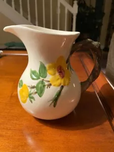 Franciscan YELLOW MEADOW Pitcher-Water, Milk, Juice, Lemonade - 7" T - Picture 1 of 12