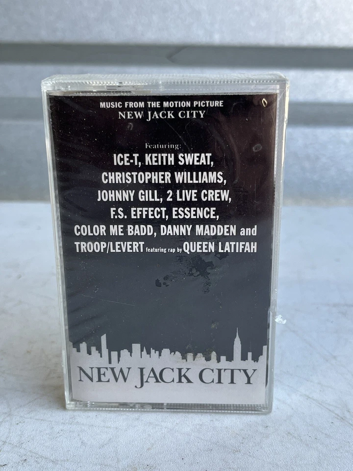 New Jack City Soundtrack Cassette SEALED Ice-T 2 Live Crew Queen Latifah - Image 1 of 4