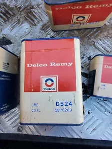 New Old Stock Delco Remy D524 Ignition Coil #1876209 - Picture 1 of 1