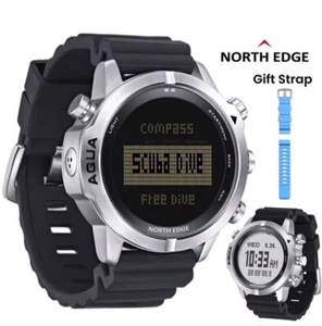 NORTH EDGE Digital Diving & Out Door Wrist Watch Computer Scuba Diving Barometer - Picture 1 of 25