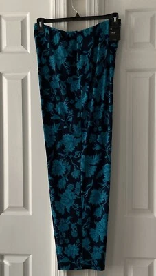 NWT JM Collection Pants Wide Leg Comfort Waistband Stretch Size 2XL Blue Pull-On - Image 1 of 4