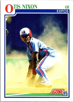 1991 Score #431 Otis Nixon - Image 1 of 2