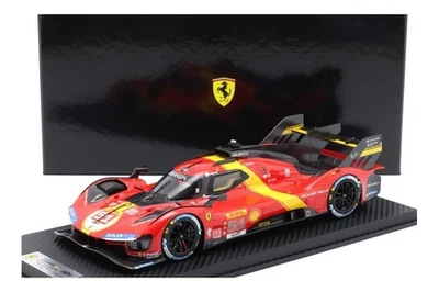 Ferrari 499P AF Corse #51 WEC 6 Hours of Spa Model Car w/ Display Case 1/18 BBR - Image 1 of 4